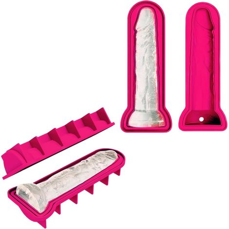 Moule à Glaçons, Grand Moule en Silicone avec Couvercle pour Congélateur, Plaisanterie pour Adultes, Formes Uniques, Bac à Glaçons DIY pour Boissons Réfrigérées, Whisky, Cocktails, Nourriture,Glaçon C