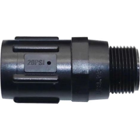 Régulateur de pression d'eau fileté 15-45 psi pour vannes de réduction, dispositif pour l'intérieur et l'extérieur, jardin, cour, agriculture, matériel de jardinage 20 psi (1/5)