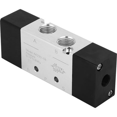 Vanne pneumatique 5 voies 2 positions 4A220-08 de haute qualité, entrée/sortie PT1/4 po (1/5)