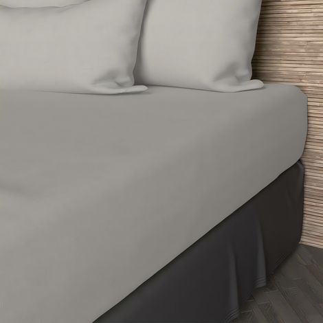 Soleil D Ocre – Drap housse coton 57 fils 140x200 cm – Bonnet 30 cm – Certifié OEKO-TEX® – Entretien facile, doux et souple