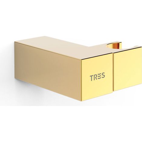 SOPORTE ORIENTABLE DUCHA DE MANO MATERIAL: LATÓN ORO 24K