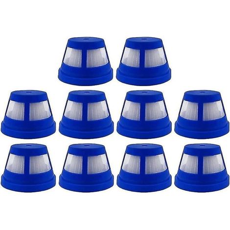Lot de 10 filtres Hepa de rechange pour aspirateur à main sans fil Homevac H11 / H11 Pure (1/3)