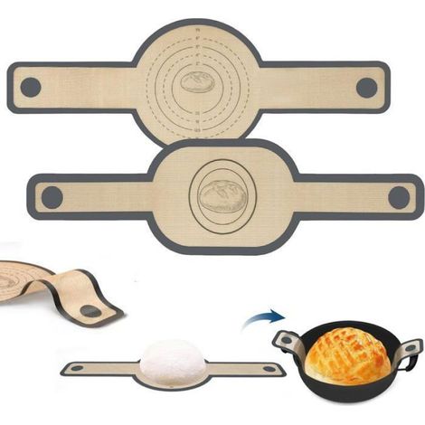 Tapis De Cuisson - Silicone Alimentaire - Pour Dutch Oven Et Four - Rond Et Ovale - 2 Pièces (1/5)