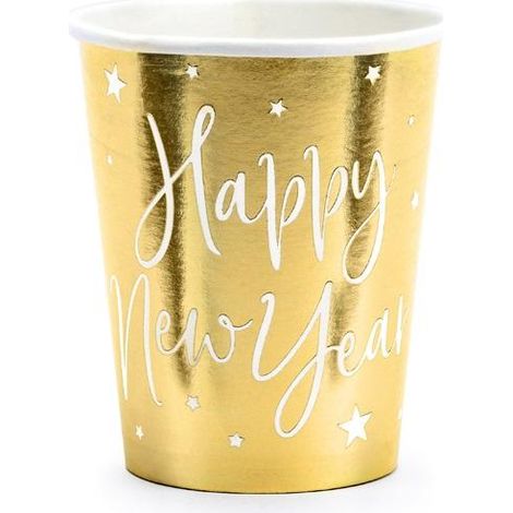 Buon anno NUOVO tazze dorate 220ml A"6