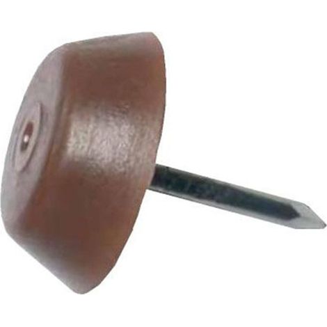 Sacchetto da 100 pezzi di smorzatori di rumore scorrevoli in plastica marrone da 17 mm 60506