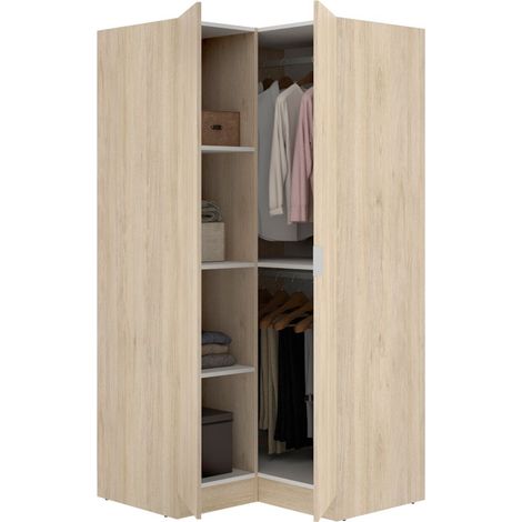 ESSEN Armario Rincon con puertas natural