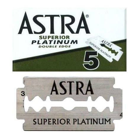Lamette da barba astra superior conf. 5 pz