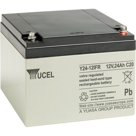Batterie plomb étanche Y24-12FR Yuasa Yucel 12v 24ah