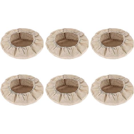 Lot de 6 doublures en tissu résistantes pour paniers à pâtisserie, idéales pour la maison.-23X23X8CM (1/3)