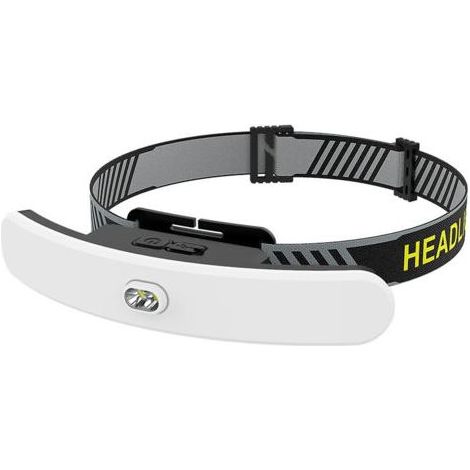 Lampe Frontale LED COB , Torche Frontale USB Rechargeable Puissante, étanche Phareavec lumière rouge, Lampe de travail (1/5)