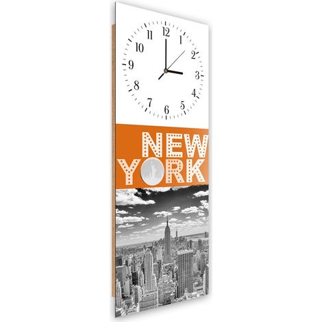 Orologio da parete, Città di New York - 40x118 (1/5)