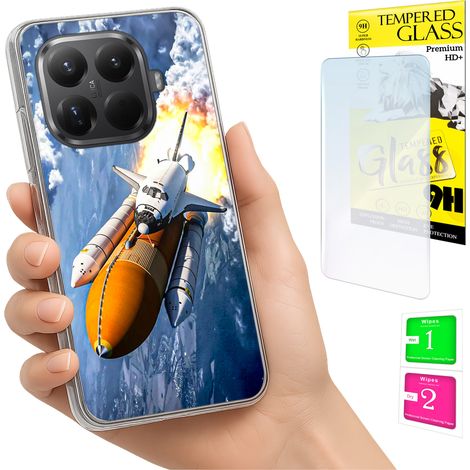 Funda para Xiaomi 15T Pro con cubierta trasera y cristal 9H (1/5)