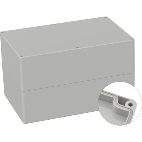 TRU COMPONENTS  TC-9065716 Industrie-Gehäuse 250 x 160 x 150  ABS  Lichtgrau (RAL 7035) 1 St. (1/2)
