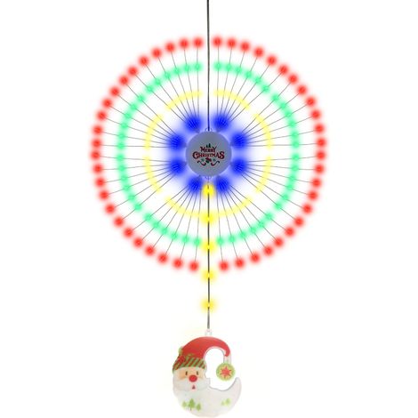 Guirlande lumineuse de Noël en forme de feu d'artifice, suspension décorative étanche IP65, lumières colorées, 8 modes d'éclairage (1/3)