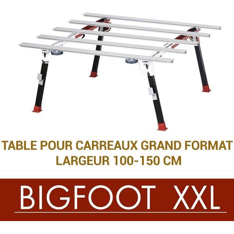Table de travail BIGFOOT XXL (170cm x100 à150 cm) RAIMONDI