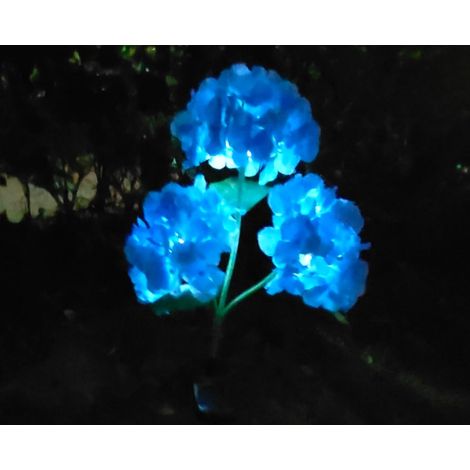 Lampe Solaire Hortensia - LED Étanche IP65 - Pour Jardin Terrasse Pelouse - 1 Pièce (1/5)