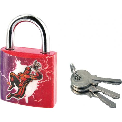 Lucchetto Electricom Extra Lock, acciaio, interno, arco in acciaio, 30mm, 3 chiavi - THIRARD (1/2)