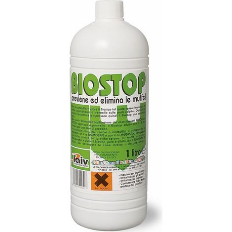 Antimuffa Biostop Laiv 1 Lt per Interni ed esterni Trasparente