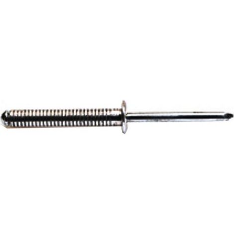 500 Rivets Aveugles Cannelés Tête Ronde GOVIS TRS 4.8 x 20 mm - Aluminium/Acier - D-Work