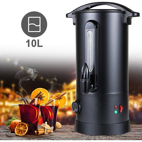 Wolketon Pentola per Vin Brulè Bollitore per Acqua Distributore Bevande Calde 10 L.1800W (1/4)