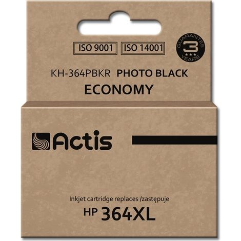 Original Tintenpatrone Actis KH-364PBKR Schwarz