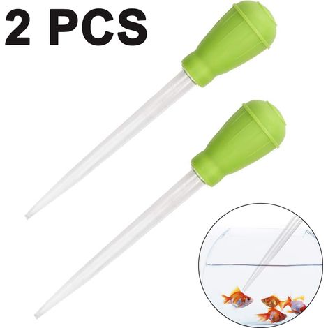 Pipette pour Aquarium - 30 ml - Graduée 10/15/20/30 ml - Pour Nettoyage du Gravier et Changement d'Eau - 2 Pièces (1/5)