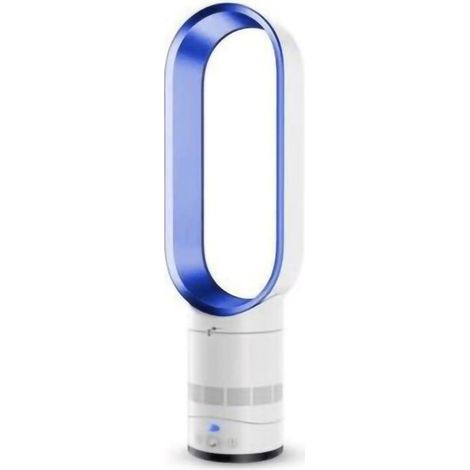 Ventilateur électrique sans pales, Purification d'air Ultra silencieux, télécommande, sol Ellipse pour maison, dortoir, ble (1/5)