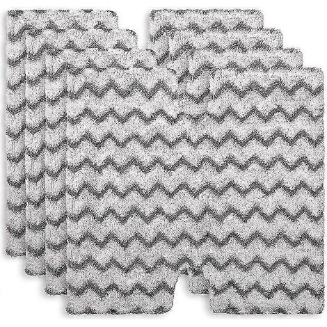 Lot de 4 lingettes de rechange AURA pour balai vapeur Shark Genius Lift-Away Pro S5003D, lavables. (1/4)