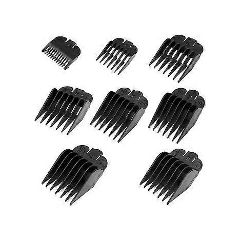 Sabots de tondeuse professionnels, longueurs de coupe réglables avec clip en métal, ensemble de 8 pièces pour modèles adaptables, durables et faciles à nettoyer, de haute qualité.