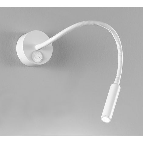 Applique Moderna Minispy Metallo Bianco Led 3W 4000K (1/2)