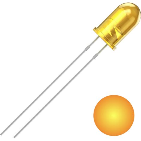 Quadrios 2111O159 LED bedrahtet Gelb Rund 5 mm 700 mcd 30 ° 20 mA 2 V (1/2)