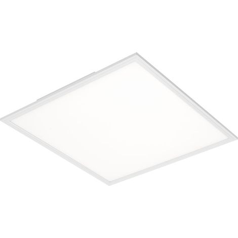 BRILONER Simple LED Panel, Neutralweißes Licht, weiß, 59,5 x 59,5 x 6 cm