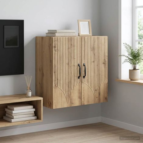 vidaXL Armoire Murale 59 x 31 x 60 cm Bois d'ingénierie (1/5)