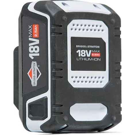 Briggs&Stratton Batteria da 18V, 2.5Ah agli Ioni di Litio per i prodotti Murray 18V, con porta USB, 883251, 1697532