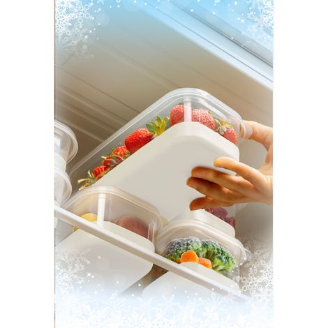 Set organizer per frigorifero Set Grigio (1/5)