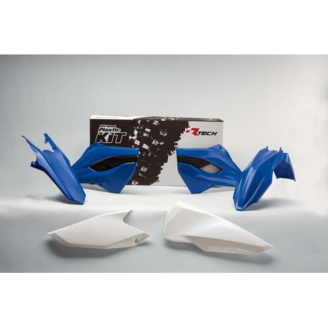 SET PLASTICA RACETECH (RTECH) HUSABERG TE/FE 125/250/300/350/450/501 '13-'14 COLORE OEM BLU BIANCO