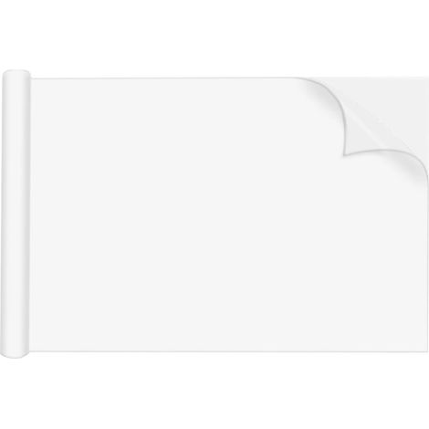 Tableau Blanc et Écriture Design Simple Mural Auto-adhésif en Pp Blanc Portable Effaçable à Sec et Amovible, pour Bureau (1/5)