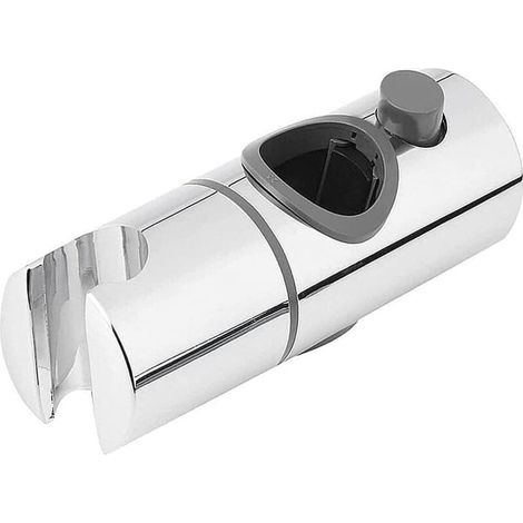 Supporto doccia regolabile in ABS, supporto per soffione doccia per barra doccia rotonda standard da 25 mm (1/4)