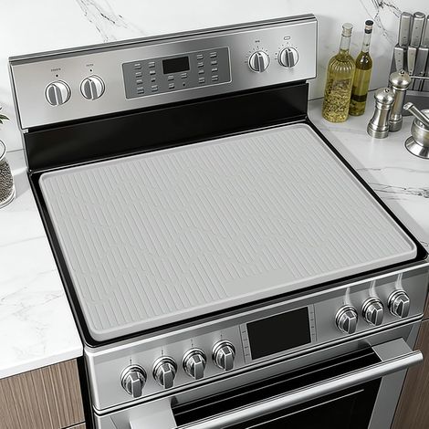 28 x 22 Inches Heat Resistant Hob Protection  Electric Glass Ceramic Hob Protection Cover for Work Mats Fireproof Table Work Table Work Kitchen (1/5)