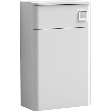 Balterley Flashbrook Contemporary Bathroom Floor Standing WC Unit, Gloss White, 502mm