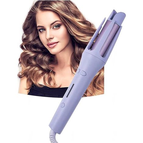 TRADE SHOP - Ferro Arricciacapelli Da 32mm Arriccia Capelli Automatico Girevole Rotante 360° -