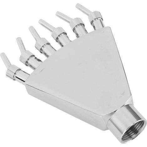 Buse de fontaine G1 en acier inoxydable, tête d'arrosage réglable pour fontaine de jardin, diffusion dynamique (1/5)