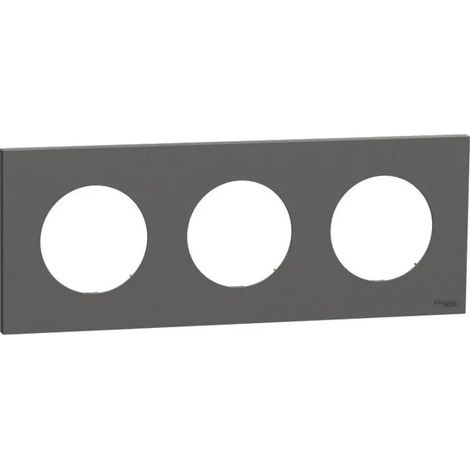 Placca interruttore Schneider Electric Odace tripla 71mm distanza