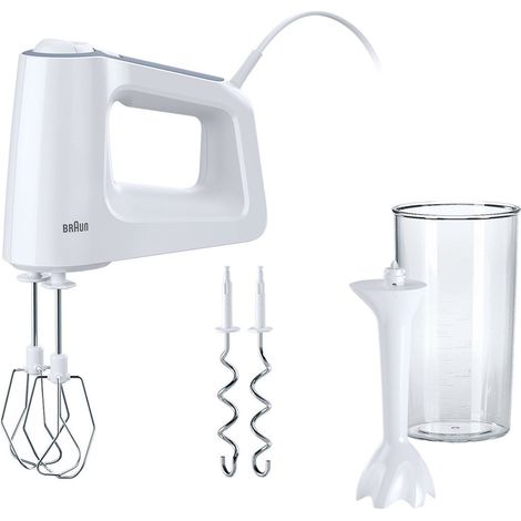 Braun HM3105 Sbattitore Elettrico, 500 W con Accessori