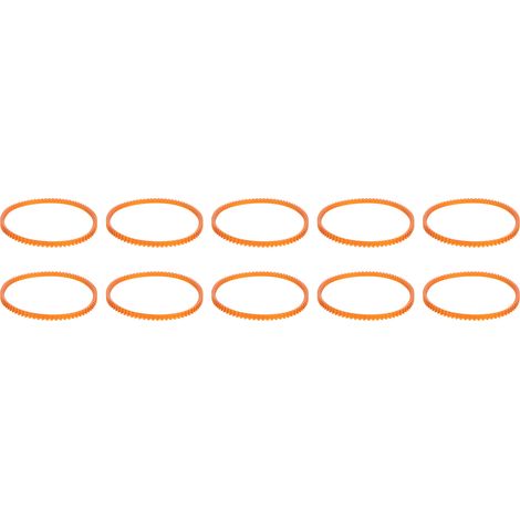 10 courroies de moteur de machine à coudre, courroies de rechange professionnelles, flexibles et durables, en plastique, pour anciennes machines à coudre électriques domestiques. (1/5)