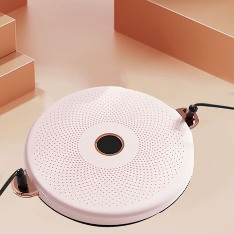 Planche de torsion en PP et ABS antidérapant, facile à utiliser et légère, pour le fitness et la torsion du bassin avec corde de traction rose (1/5)