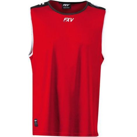 Débardeur Rugby - Sans Manches - Coupe Ample - 100% Polyester 150 g/m² - Pour Entraînement Salle - Rouge - Taille S à 5XL