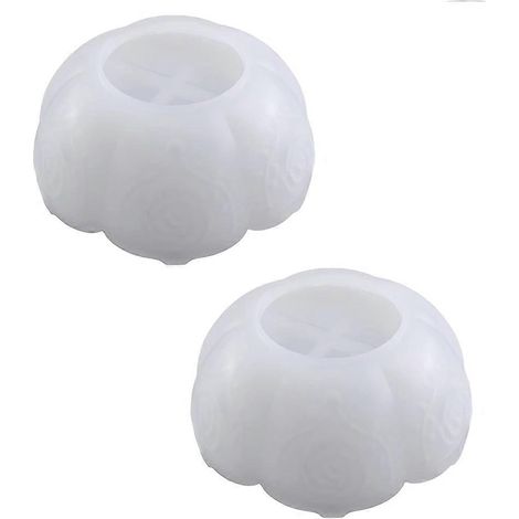 Lot de 2 moules en résine pour plateau à fleurs, moule en silicone en forme de bol de lotus pour moulage de résine époxy, moule en béton pour la création de supports à bijoux. (1/4)