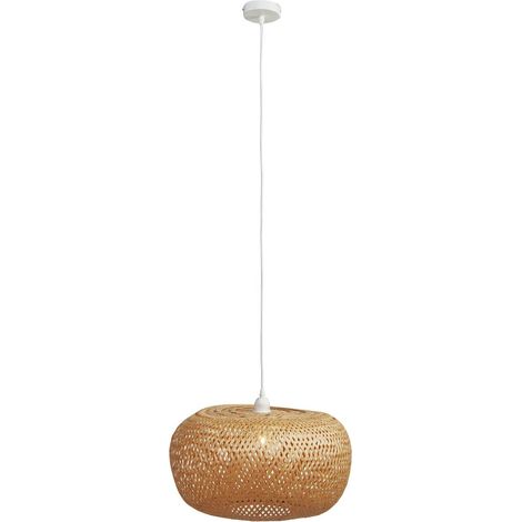 Suspension en bambou - Malibu - D 45 x H 145 cm - Beige - Livraison gratuite (1/5)