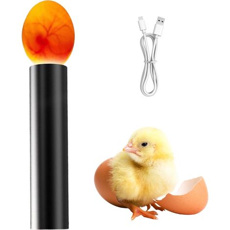 Testeur D'Oeufs avec Lumière LED, Testeur d'œufs à LED, Mini Incubateur Éclairage, Lumière De Mirage Pour œufs,Lampe Bougie Mené Mire Vérifier Rechargeable Identifier Infertiles Surveiller (1/5)